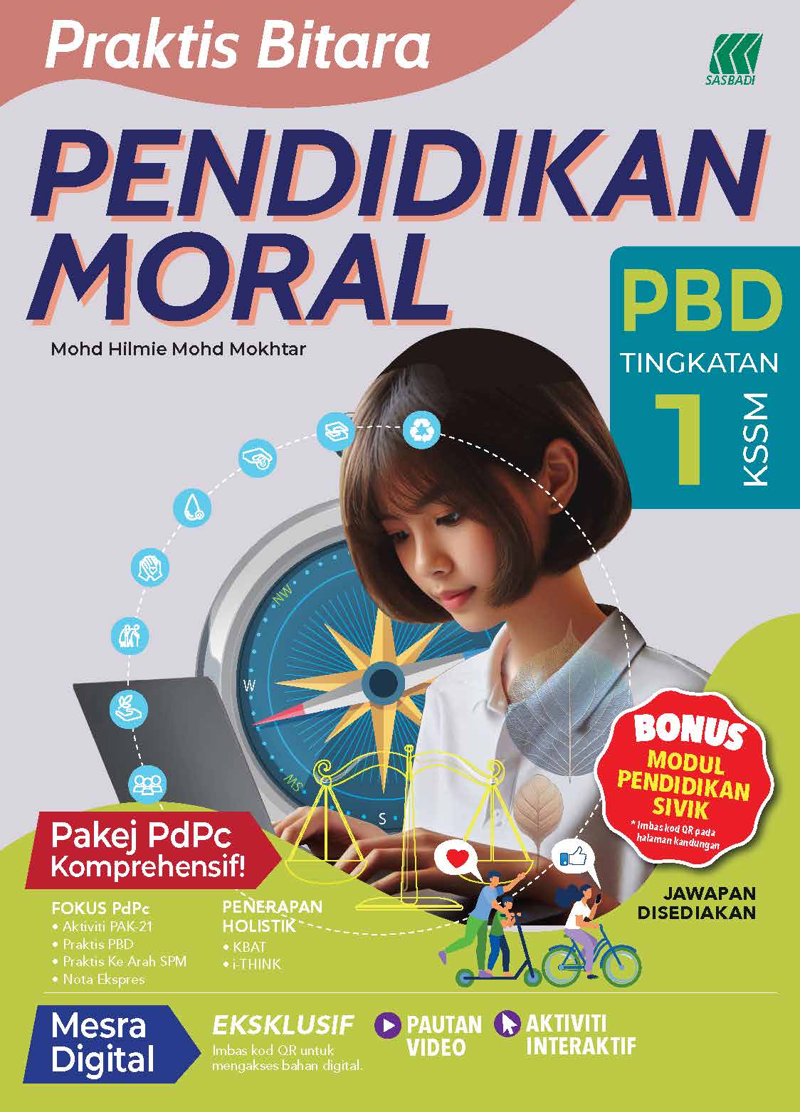 Praktis Bitara KSSM Pendidikan Moral Ting.1 Cover